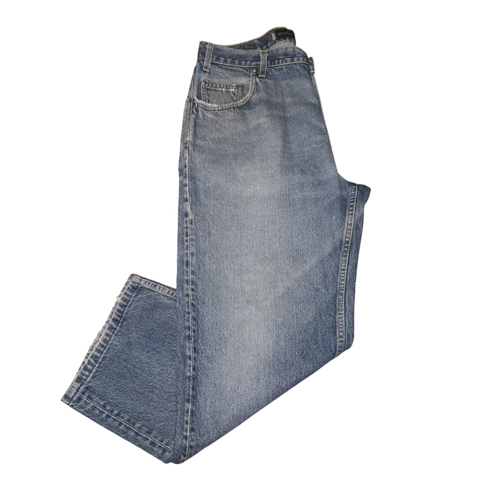 Levi's Silver Tab Y2K USA Jeans Men 38X30 Stone Wash Straight Relaxed Distressed